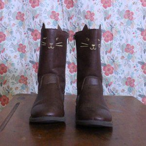 Leather Cat Boots